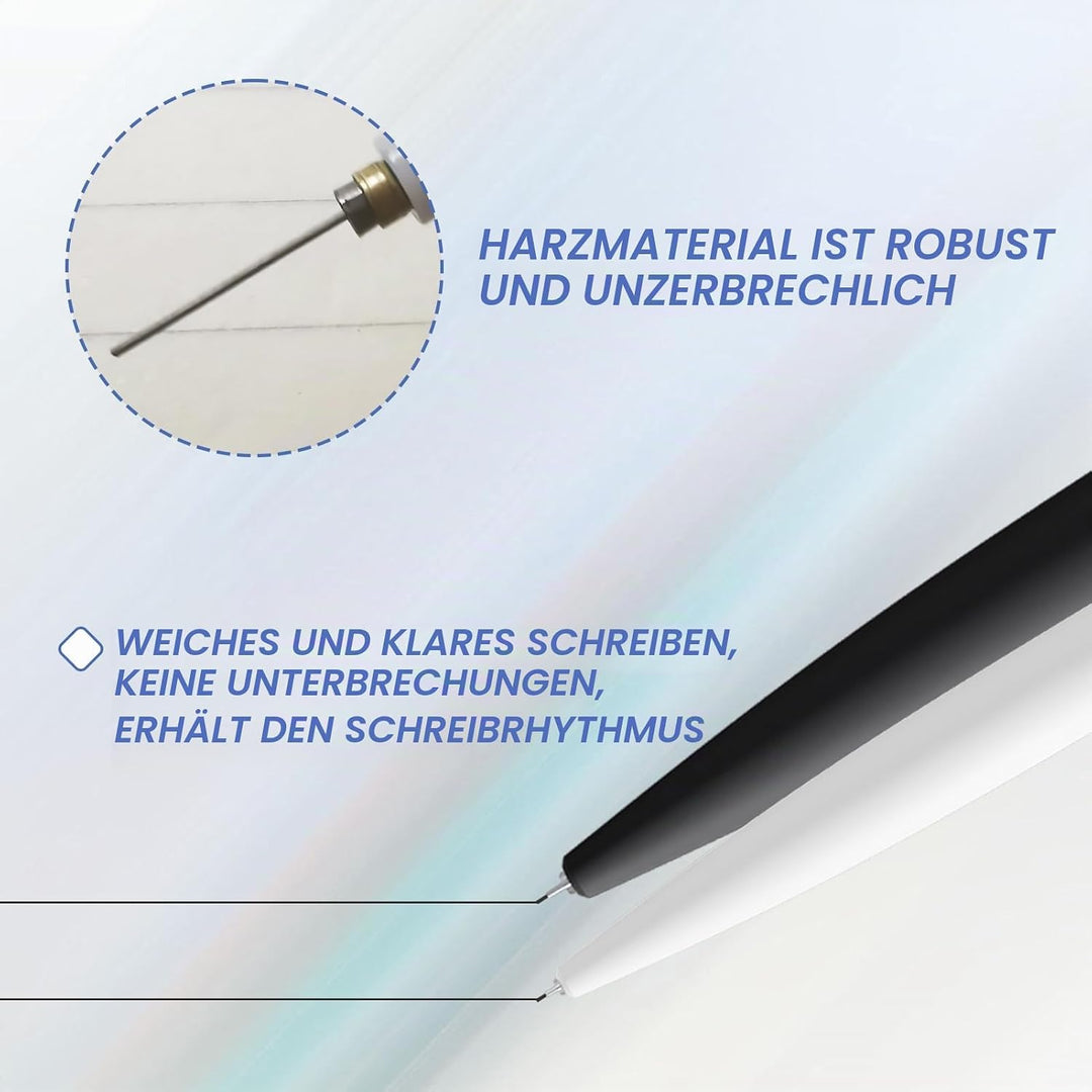 Bleistiftminen 0,7 mm Bruchsichere, Hochwertige Harzmine, je 12 Minen, Kunststoff-Aufbewahrungsbox,