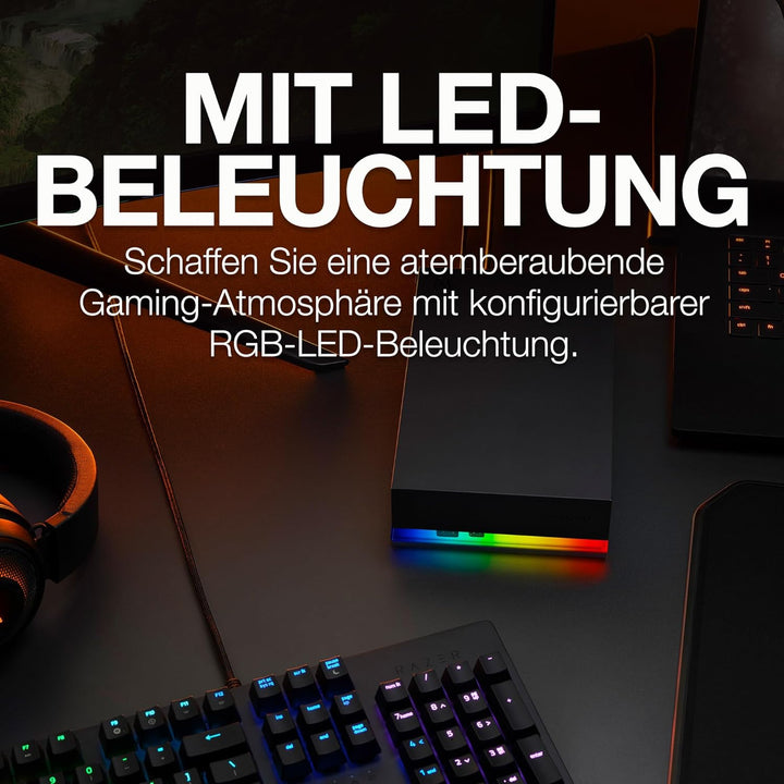 Seagate FireCuda Gaming Hub, 16TB externe HDD, PC-Gaming, inkl. 3 Jahre Rescue Service, Modellnr.: S