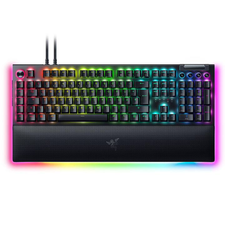 Razer BlackWidow V4 Pro - Mechanische Gaming-Tastatur Chroma RGB (grüne mechanische Switches, Befehl