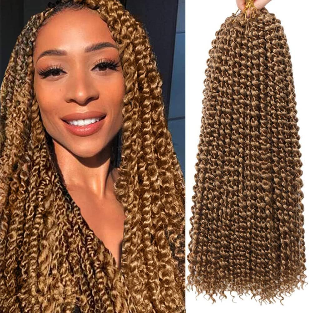 Passion Twist Hair,Passion Twist Crochet Braids Hair, 6 Packs 18 Inch (45.5 cm) Braids/Extensions, F
