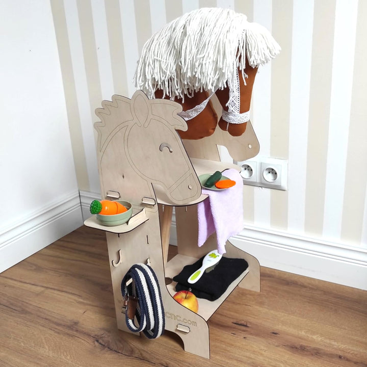 Hobby Horse Stall, Holzstall, Pferde Stall, Hobby Horse Ständer