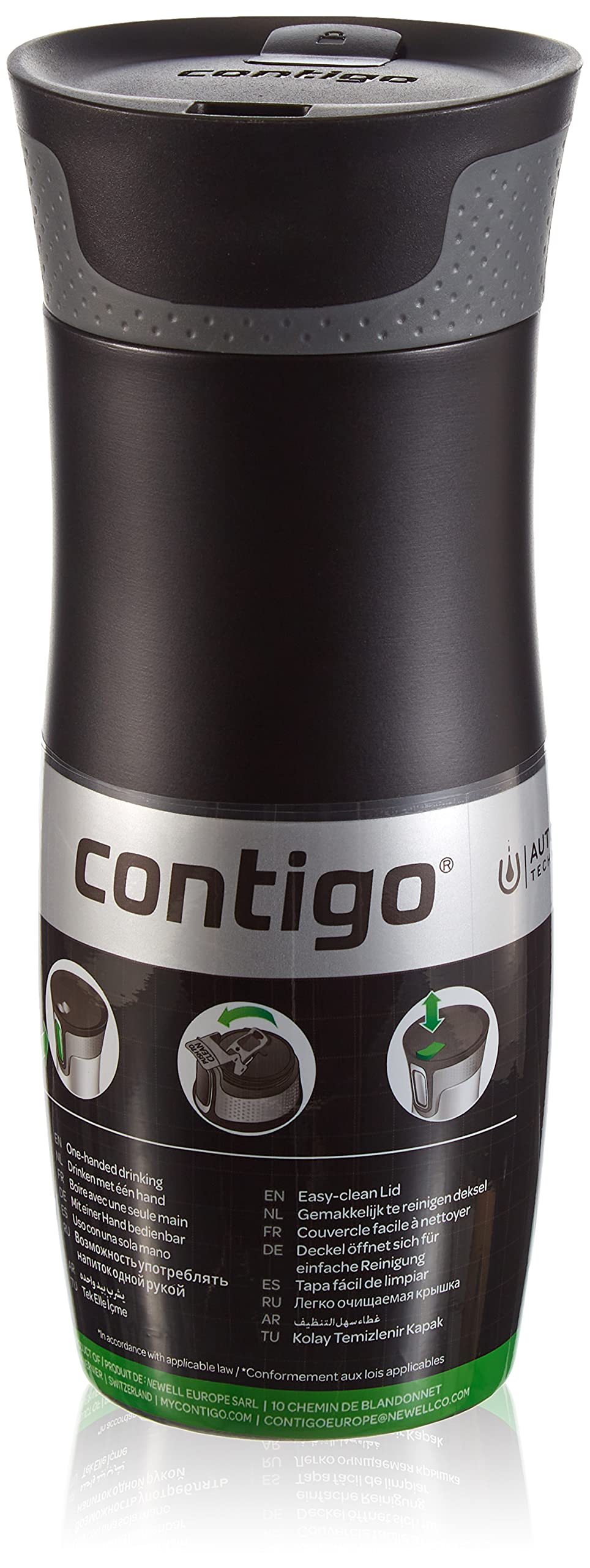 Contigo Thermobecher West Loop Schwarz (Matt Black), Schwarz (Matt Black)