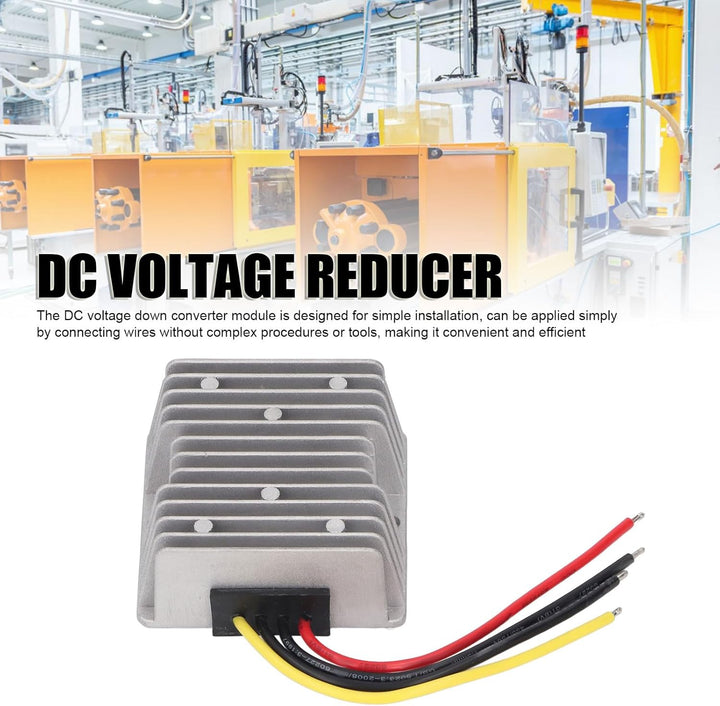 DC 72V auf 12V Spannungswandler, 15A 180W Abwärtswandler, IP68 wasserdichtes Aluminiumgehäuse-Netzte
