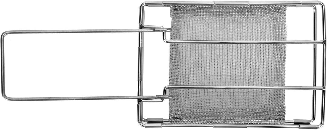 Camping Toaster Rack, 304 Edelstahl Toastständer Backblech, Tragbarer Camping Kocher Toaster für BBQ