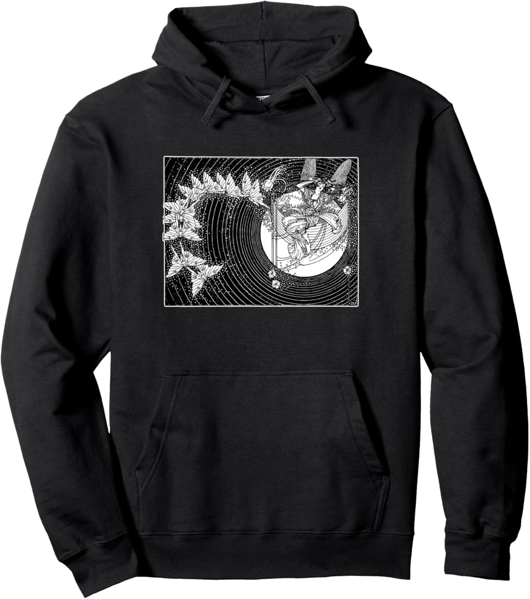 Fairy Butterflies Grunge Fairycore Aesthetic Goth Fairy Core Pullover Hoodie