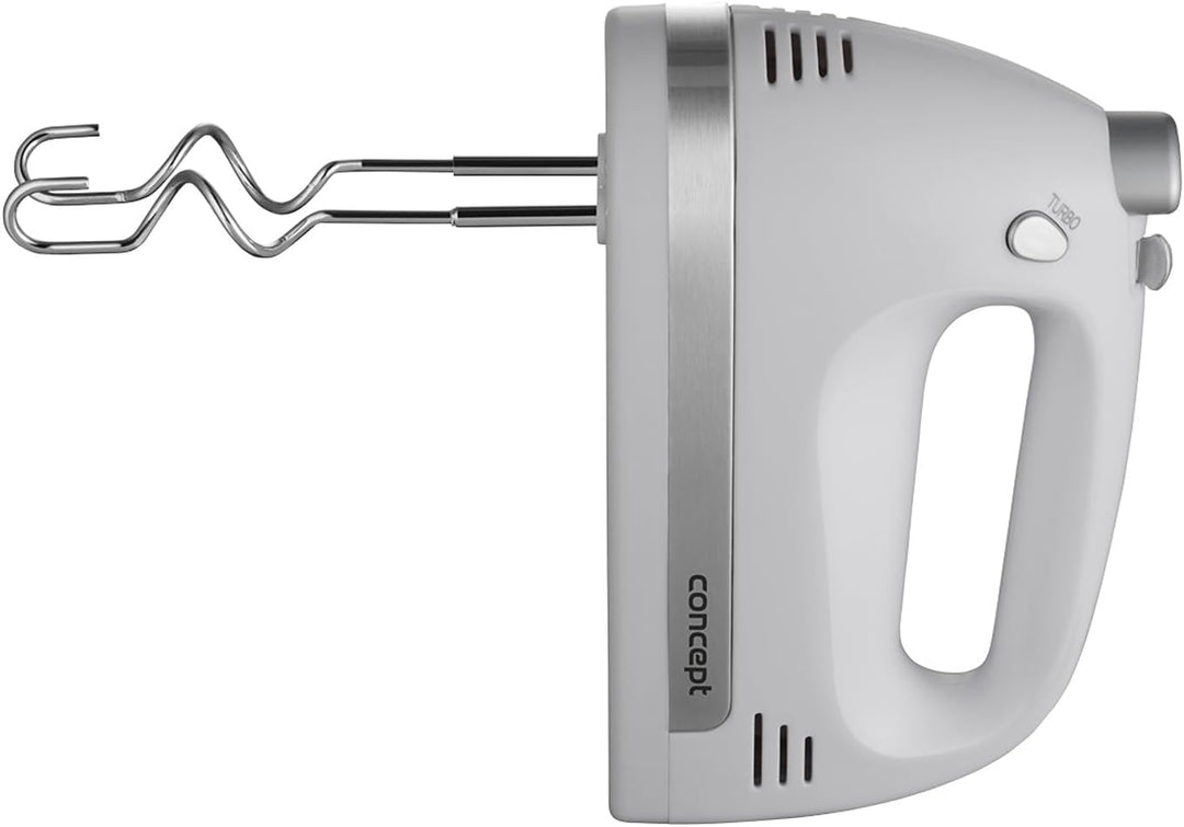 Concept Handmixer SR3390-500 W, 5 Geschwindigkeiten, Turbofunktion, ergonomischer Griff, Schneebesen