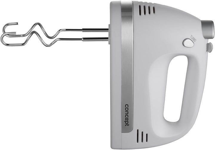 Concept Handmixer SR3390-500 W, 5 Geschwindigkeiten, Turbofunktion, ergonomischer Griff, Schneebesen