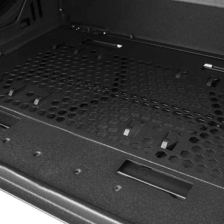SilverStone Technology SST-SEA1SB-G - SETA A1 Mid-Tower ATX Computer Gehäuse, Seitenteil aus gehärte