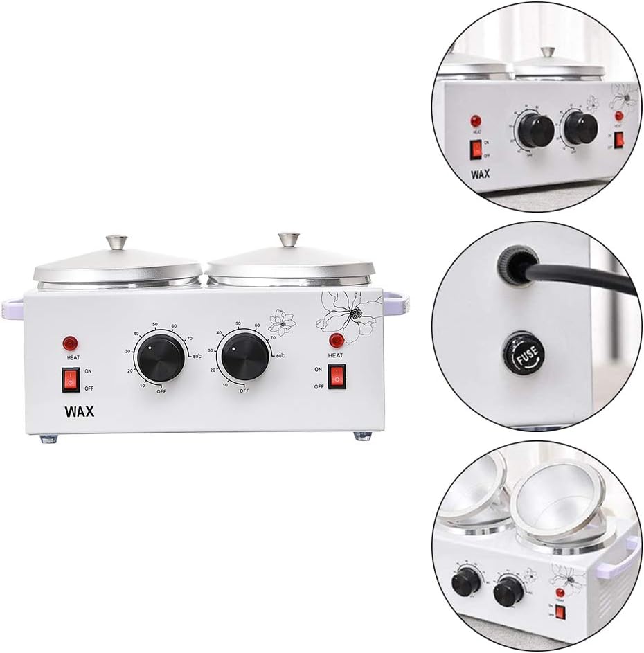 EUNEWR Wachserhitzer 220V 200W Wachswärmer Wachs Haarentfernung Wax Enthaarung Wachserhitzer mit 4X1