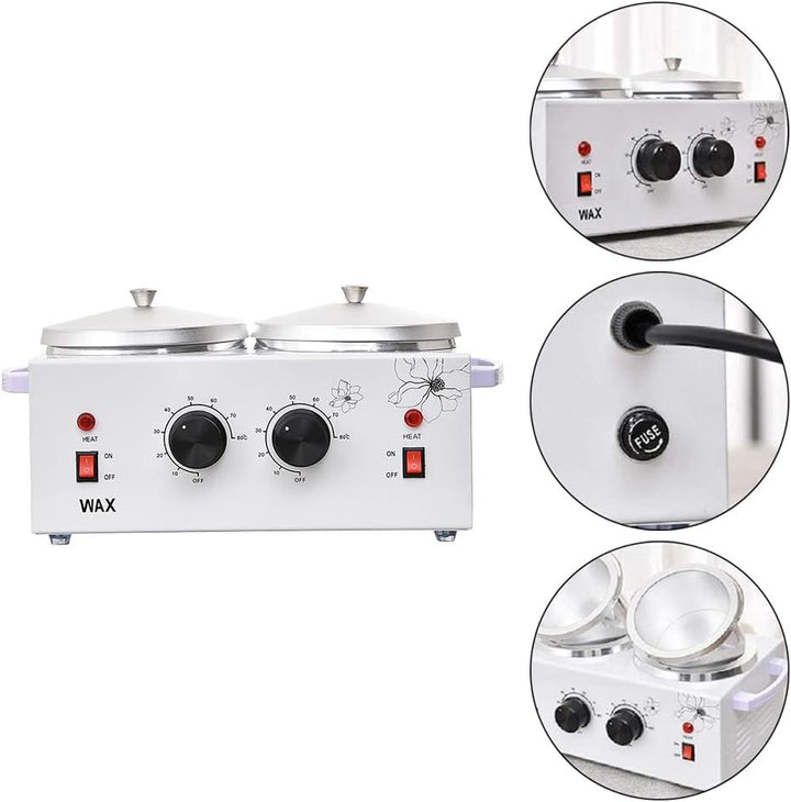 EUNEWR Wachserhitzer 220V 200W Wachswärmer Wachs Haarentfernung Wax Enthaarung Wachserhitzer mit 4X1