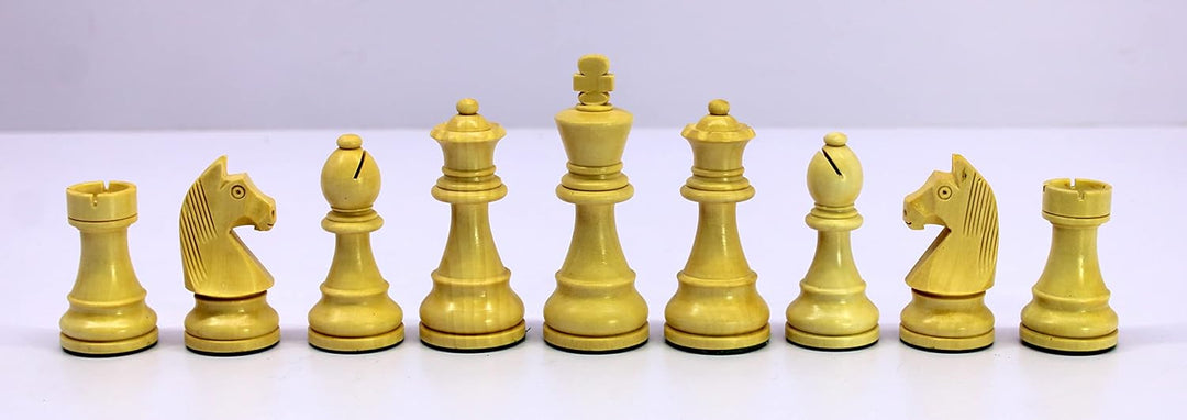 StonKraft Staunton-Schachfiguren aus Holz, 9,5 cm Königshöhe, Sammler-Edition