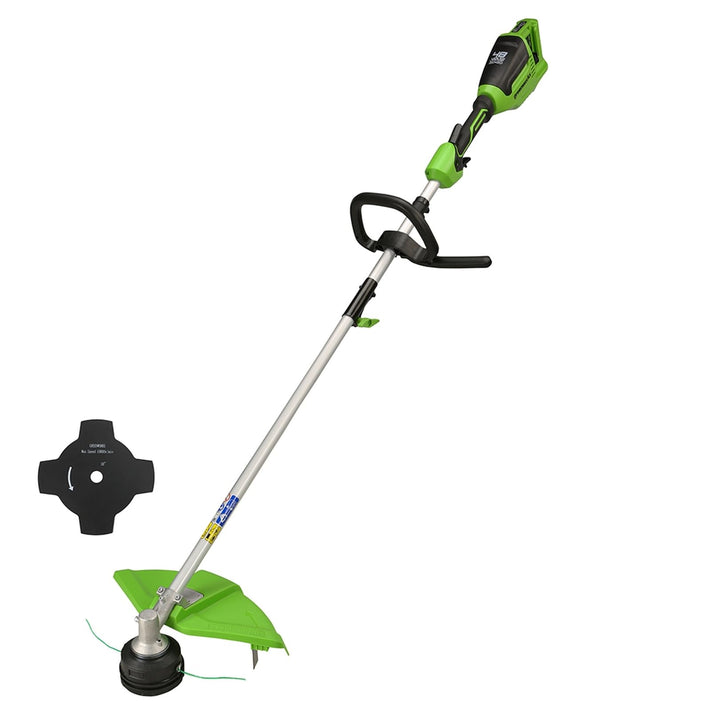 Greenworks GD24X2TX Akku Rasentrimmer für kleine bis mittelgrosse Gärten, 40 cm Schnittbreite, Stoss