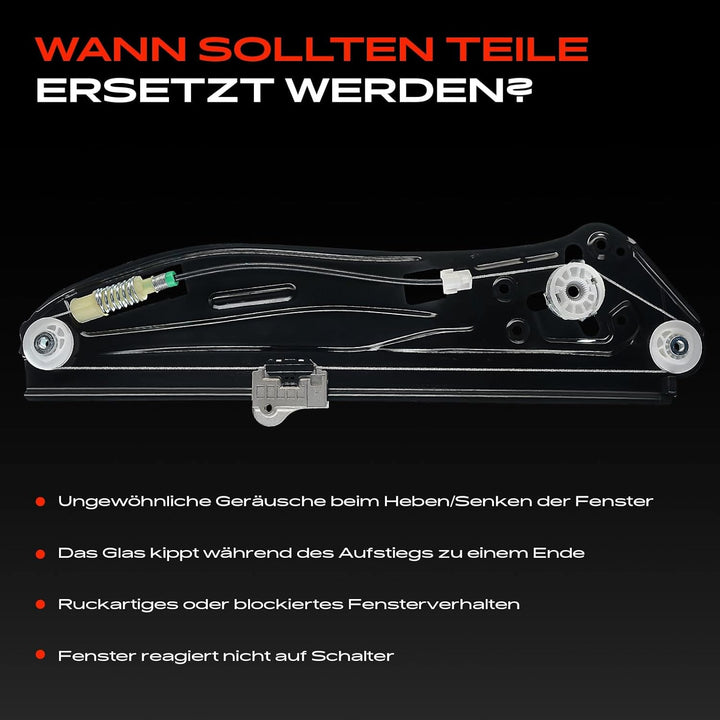 Frankberg Fensterheber Elektrisch Ohne Motor Hinten Rechts Kompatibel mit 7er E65 E66 E67 730 740 74