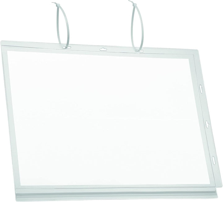 Durable 502819 Plakattasche wasserdicht A3 Kabelbinder, Beutel à 5 Stück, transparent A3 mit Kabelbi