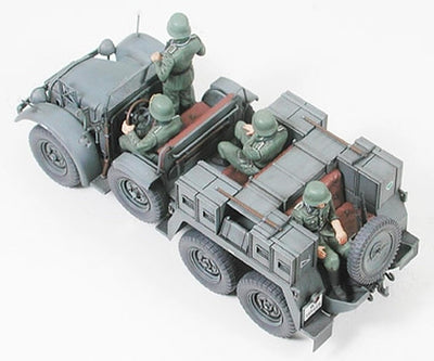 TAMIYA 300035259 - 1:35 WWII Deutsche Krupp Protze mit PAK (4), 37 mm, Grau