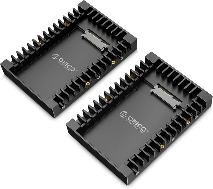 [2 Stück] ORICO 2,5" auf 3,5" interner Festplattenadapter Konverter Einbaurahmen Wechselrahmen, für