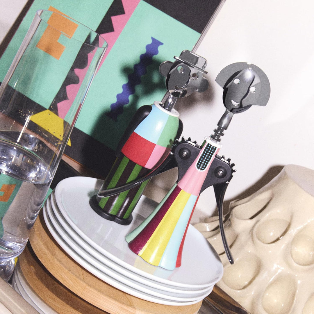 Alessi AM01A 5 Korkenzieher, Alkipaper, Mehrfarbig One size Mehrfarbig, One size Mehrfarbig