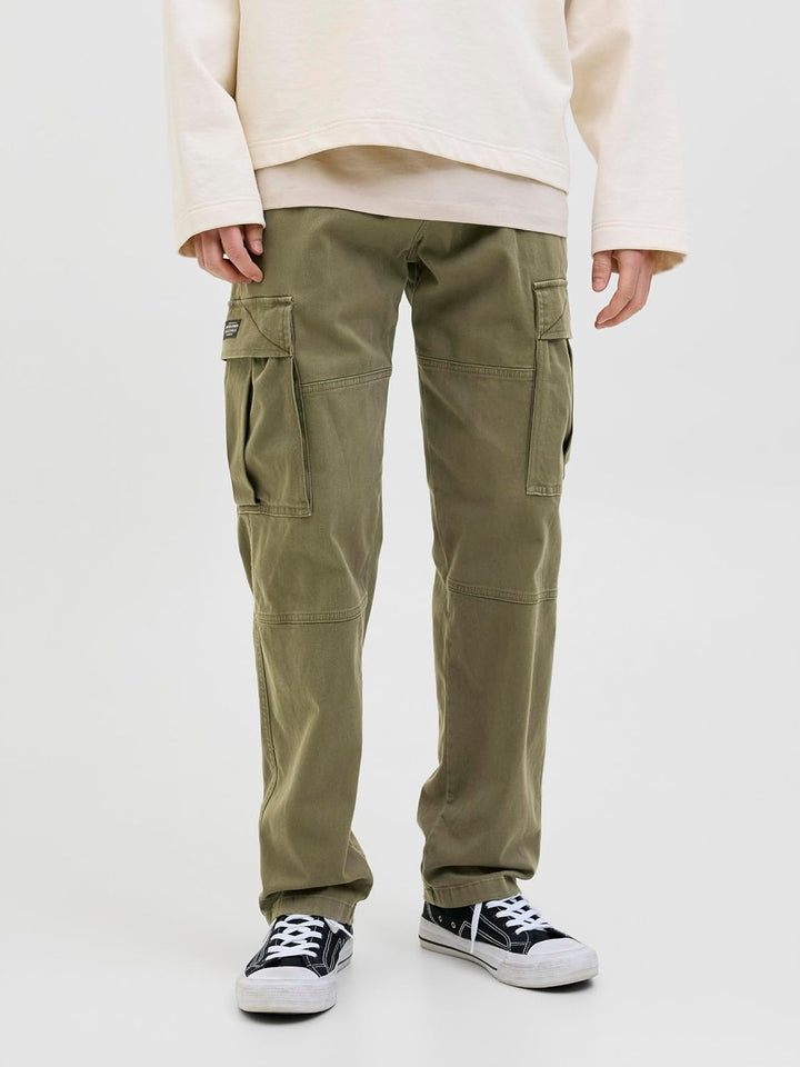JACK &amp; JONES Male Cargo-Hose Relaxed Fit Cargo-Hose M Olive Night, M Olive Night
