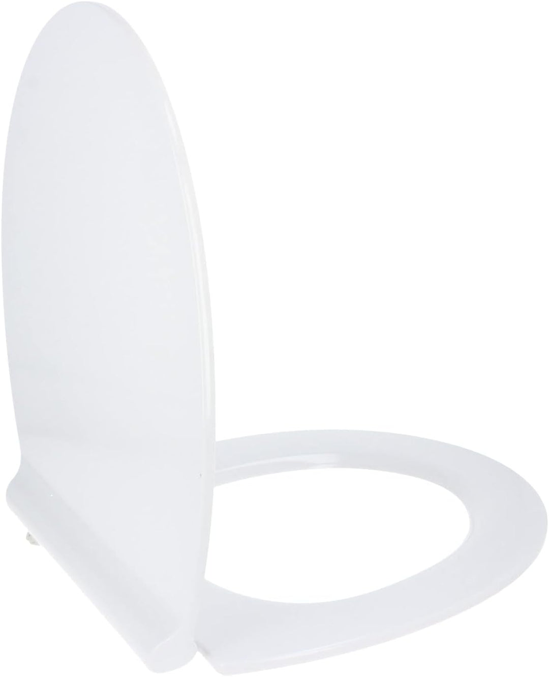Hydroland Absenkbarer Toilettendeckel D1 Slim Antibakteriell Oval Weiss | WC Sitz mit Absenkautomati