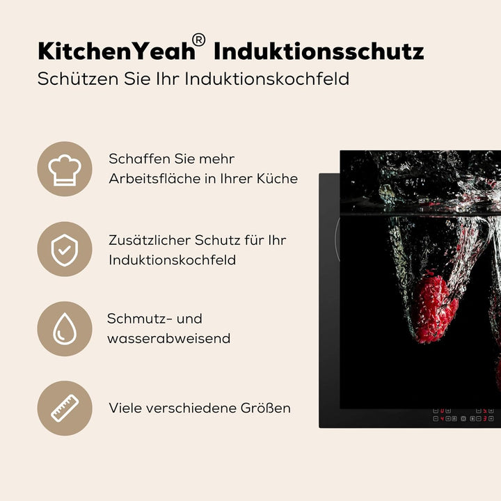 Herdabdeckplatte Einteilig Ceranfeld Abdeckplatte für Induktionsschutz Ceranfeldabdeckung Vinyl Herd