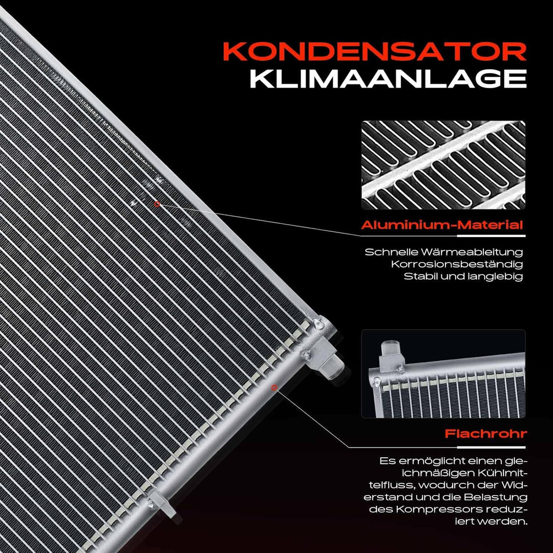Frankberg Kondensator Klimaanlage Kompatibel mit G-Klasse W463 300 G300 G320 G36 G500 G55 3.0L-5.4L