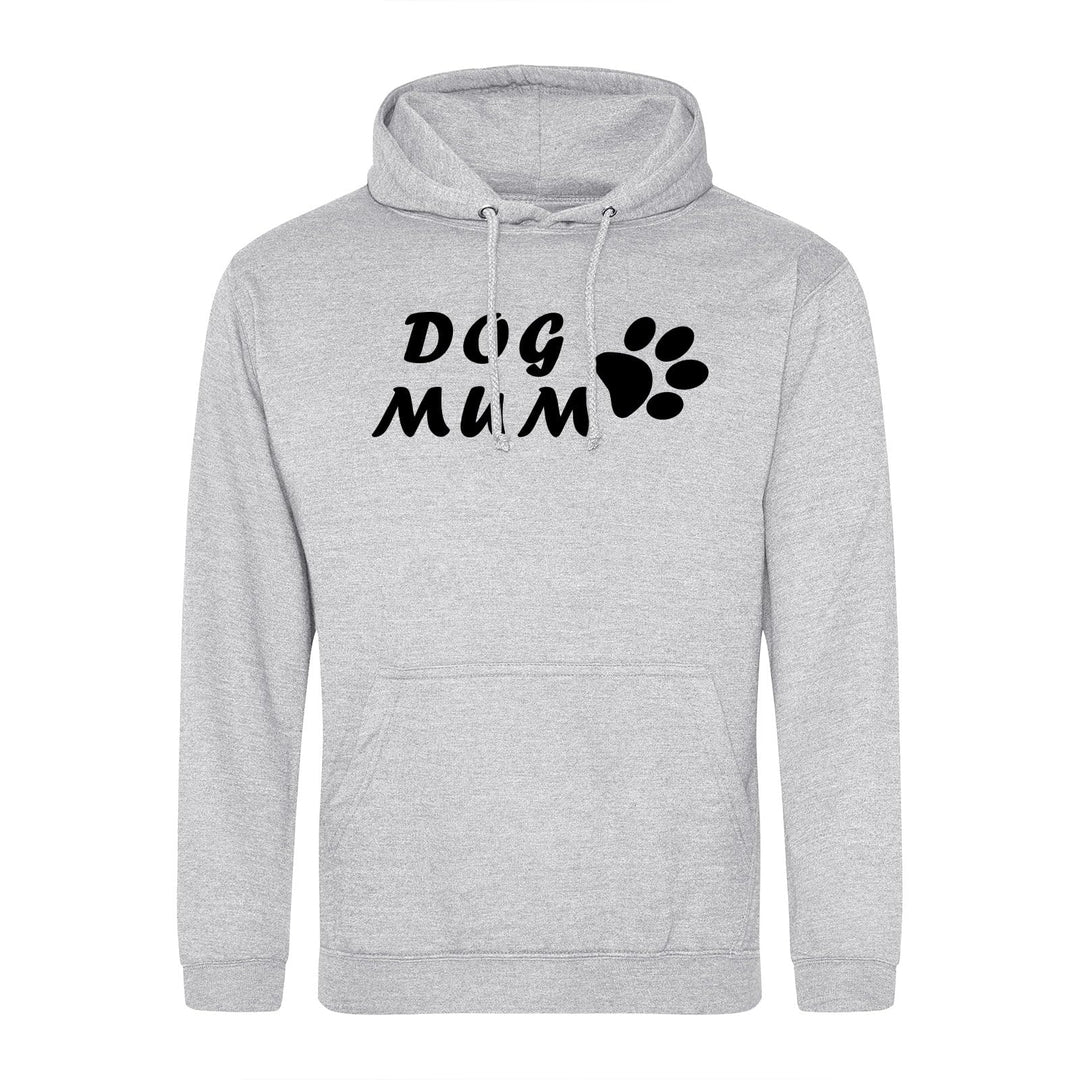 huuraa Unisex Hoodie Dog Mum Tapse Pullover Vegan Grösse S Heather Grey mit Motiv für alle Hundemens
