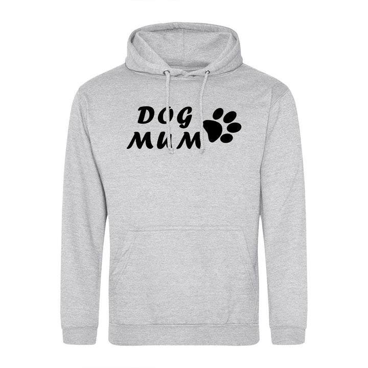 huuraa Unisex Hoodie Dog Mum Tapse Pullover Vegan Grösse S Heather Grey mit Motiv für alle Hundemens