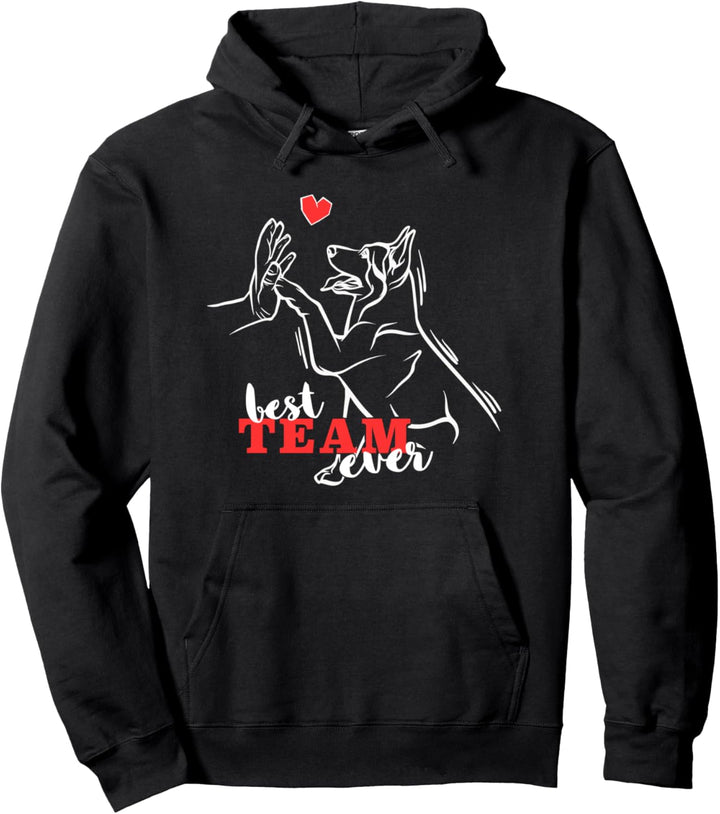 Süsser Schäferhund Best Team Ever Schäferhund Pullover Hoodie