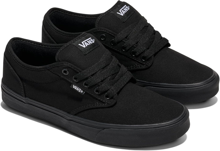 Vans Herren Atwood Sneaker 38.5 EU Canvas Black Black, 38.5 EU Canvas Black Black