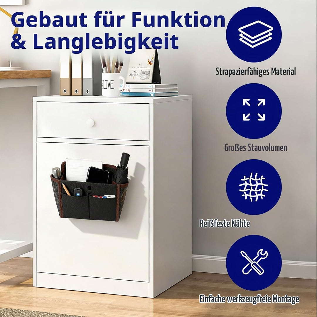 Wohnmobil Organizer 2 Stück, Faltbarer Hängeorganizer Ohne Bohren, Wohnwagen Deko Aufbewahrung Campi