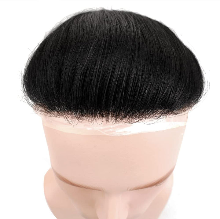 Lordhair Toupet Herren,100% Europäisches Echthaar Herren Toupet Echthaar,V-LOOP Skin Toupet Herren,T