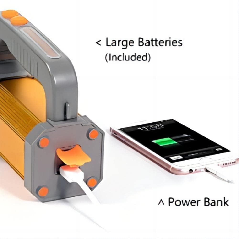 MAYTHANK Super Helle Led Suchscheinwerfer Wiederaufladbare Taschenlampe Batterien betrieben 10000mah
