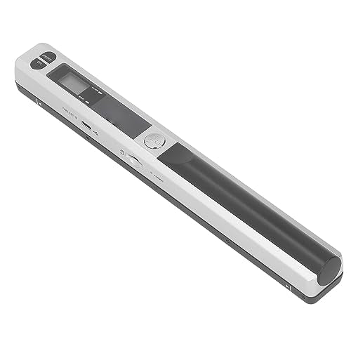 Tragbarer Dokumentenscanner, 900DPI Mobiler Handheld-Fotoscanner für A4-Dokumente, Bilder, Seiten, T
