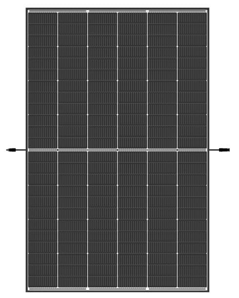 Trina Solar Solarmodul VertexS+ 460W Black Frame – N‑Typ i‑TOPCon Solarmodul, Glas‑Glas