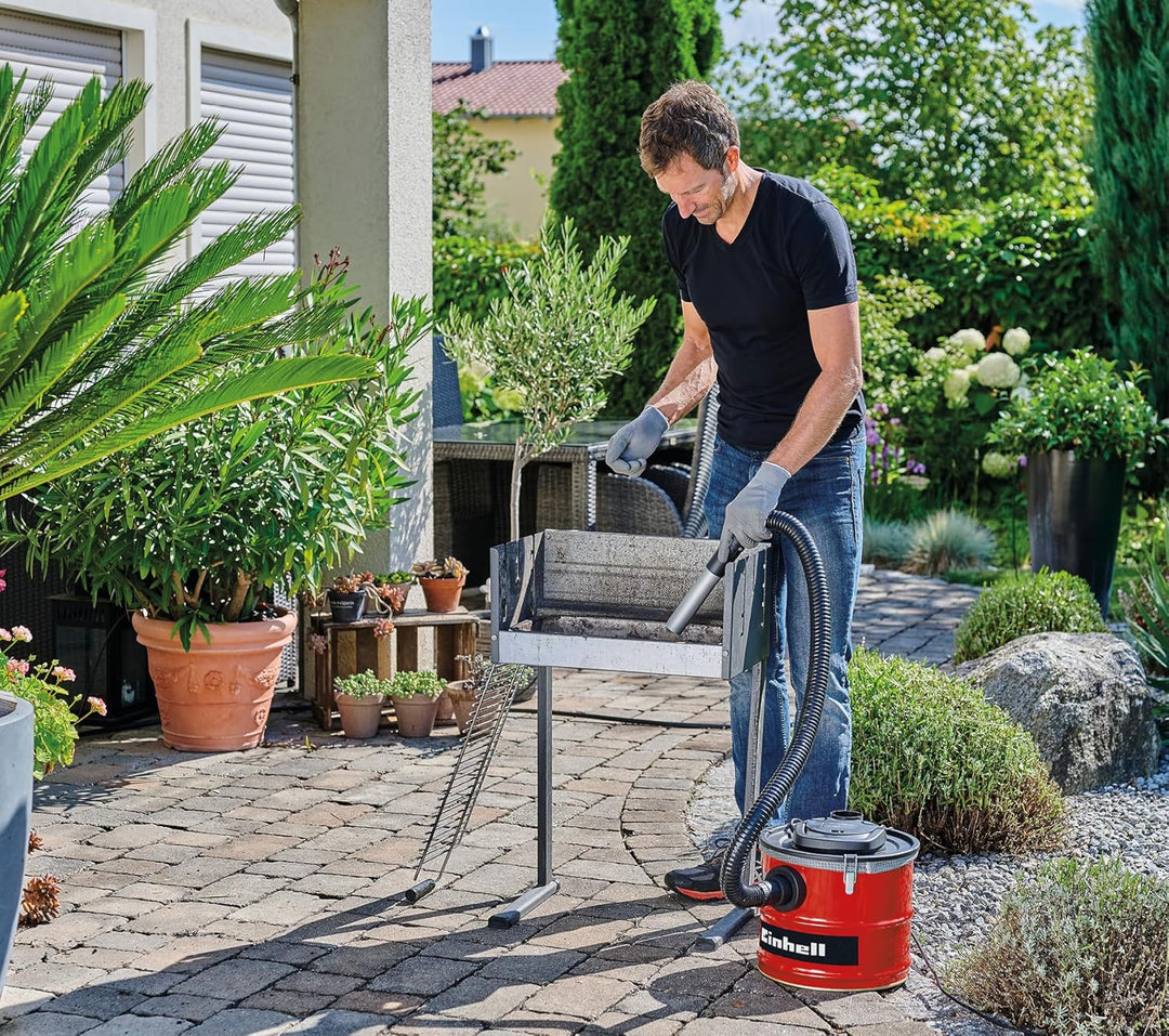 Einhell Aschesauger TC-AV 1830 D (800 W, 170 mbar Saugleistung, 18 L Auffangbehälter, Filtersystem,