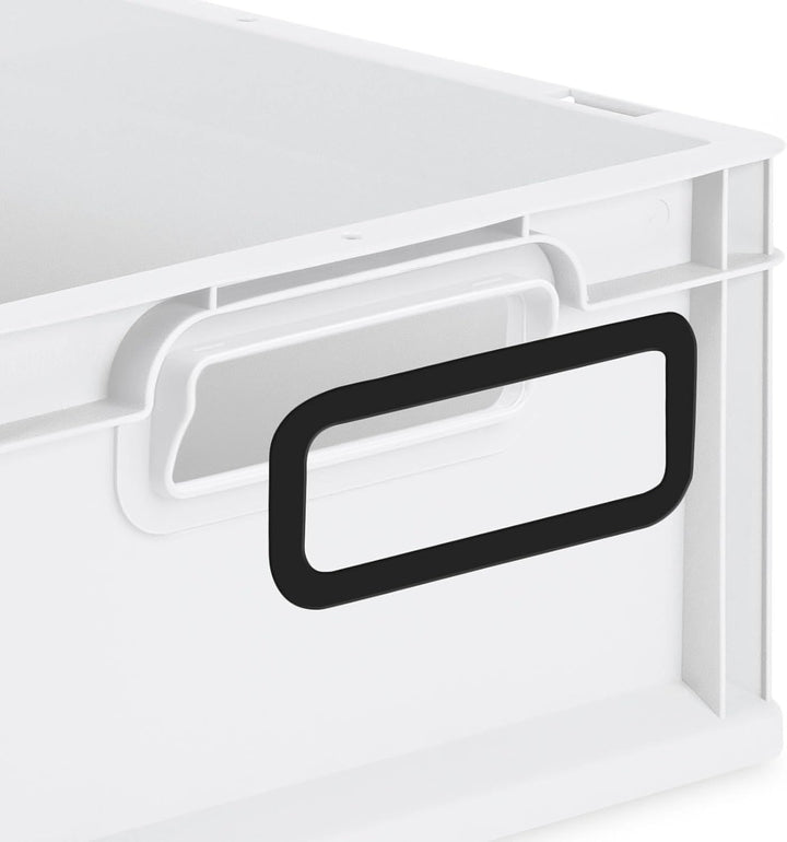 PROREGAL SuperSparSet 10x Eurobox NextGen Color | HxBxT 17x30x40cm | 16 Liter | Griffe schwarz gesch