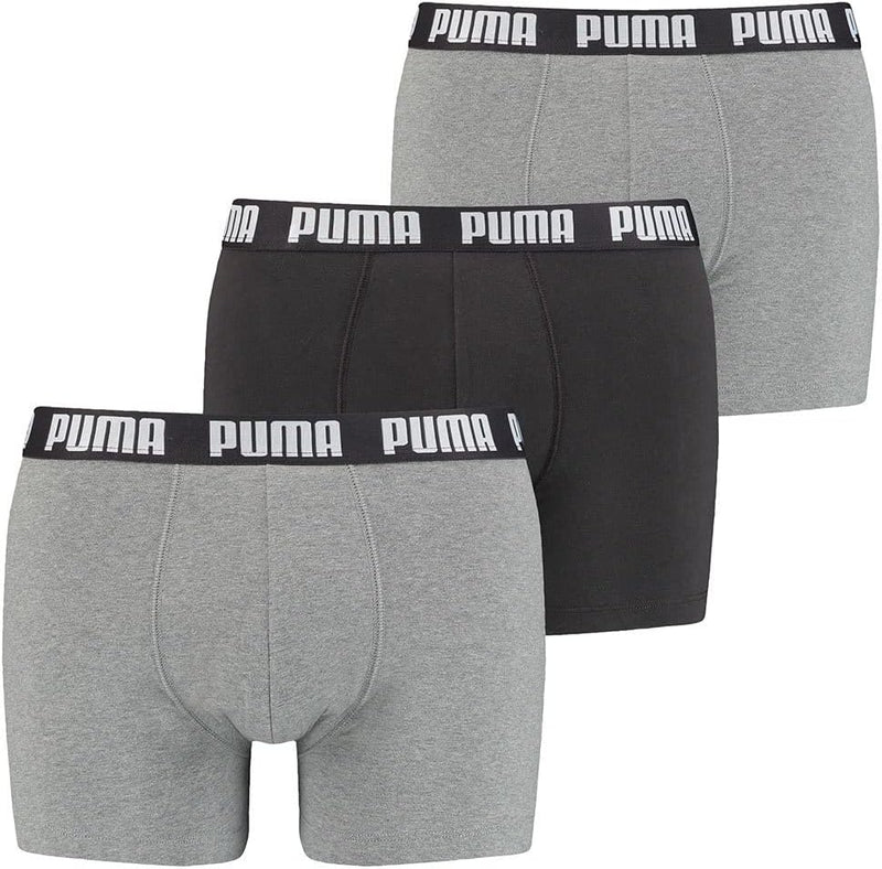 PUMA Herren Boxershorts (3er Pack) M Grey Combo, M Grey Combo