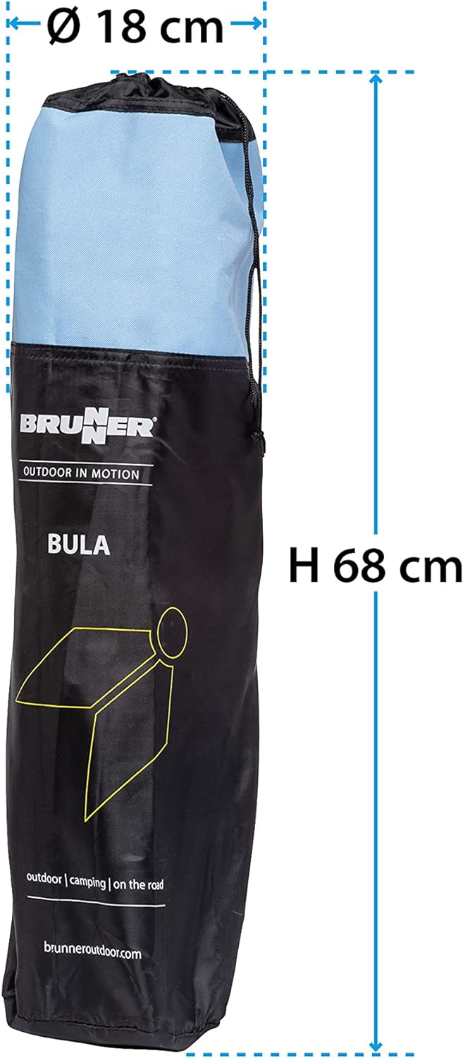 BRUNNER Strandstuhl Bula blau/hellblau, Blau/Hellblau