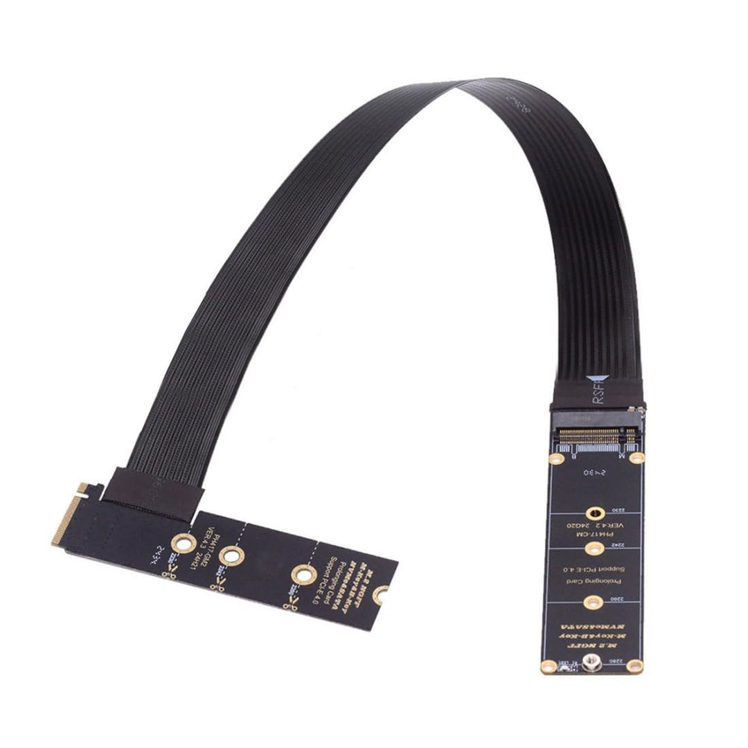 chenyang PCIE 3.0/4.0 M.2 NVME/NGFF SSD 90 Grad abgewinkeltes Band Flex Verlängerungskabel 30cm für