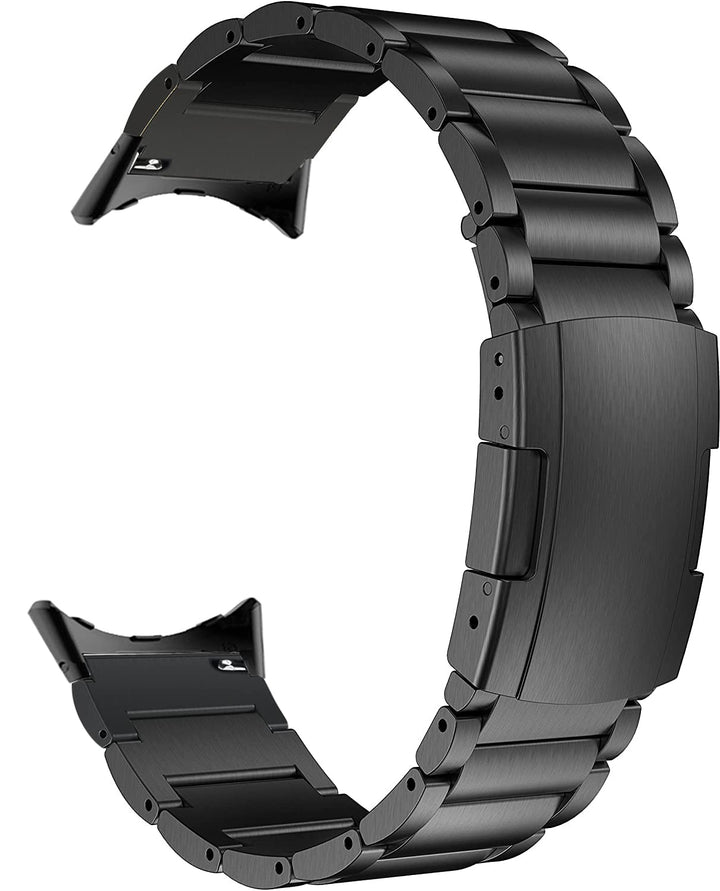 MaKTech Titan-Armband für Google Watch, Metallarmband Inklusive Adapter mit Schildkrötenschnalle für