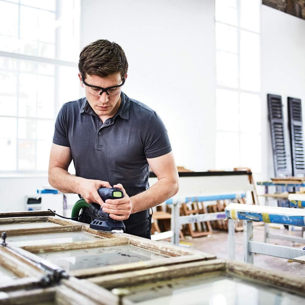 Festool Deltaschleifer DTS 400 REQ-Plus (mit Schleifschuh, Protector, Longlife-Staubfangbeutel), im