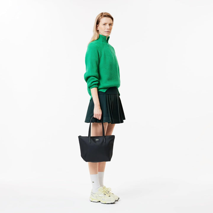 Lacoste Damen Nf2037po Umhängetaschen Schwarz, Schwarz