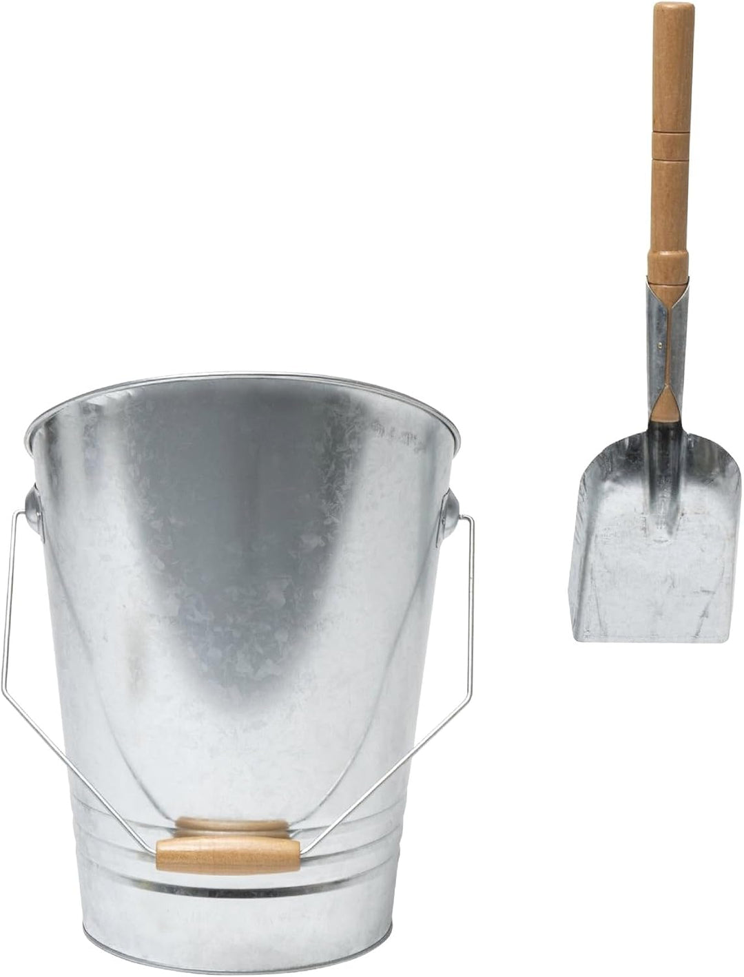 Eimer 7 L und Asche shovel aus verzinktem Stahl WERKA PRO