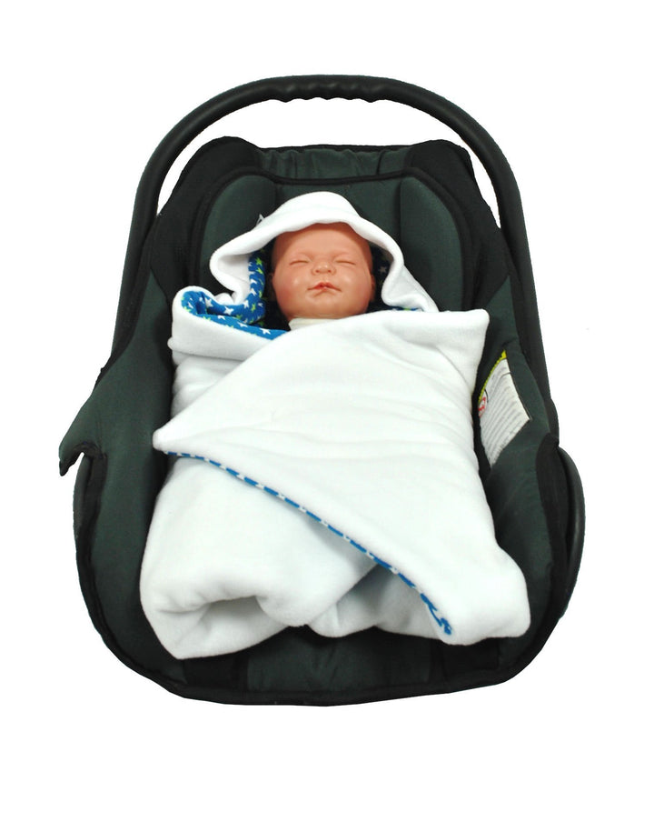 HOBEA-Germany Fusssack Einschlagdecke für die Babyschale Babyschalenfusssack Winter, Farben Winterde