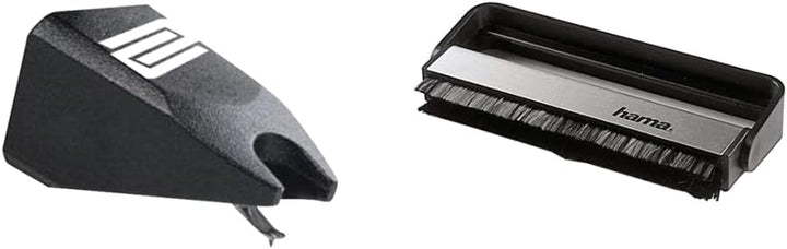 Reloop Ersatznadel OM Black - Tonabnehmersystem mit Einer Breiten Nadel, Nadelschliff sphärisch, ger