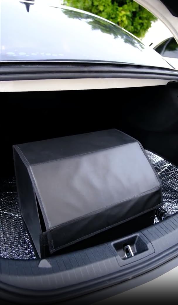 Kofferraum Organizer, Nonwoven, Wasserdicht Faltbar Kofferraum-Tasche mit Deckel für Auto, Auto Falt