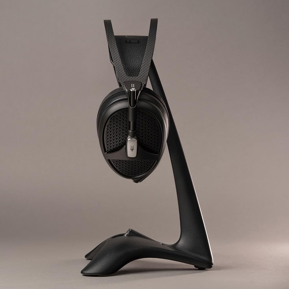 Meze Audio Kopfhörerständer - S-Form Ständer für High-End-Kopfhörer - Schwarze Zinklegierung, vegane