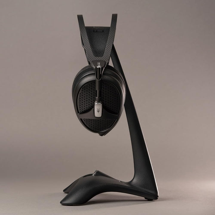 Meze Audio Kopfhörerständer - S-Form Ständer für High-End-Kopfhörer - Schwarze Zinklegierung, vegane