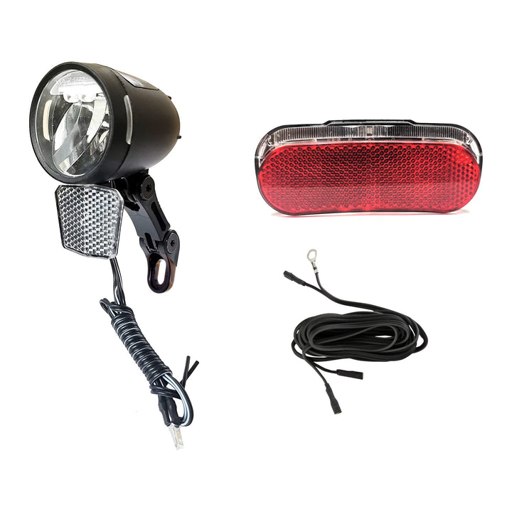 LED Beleuchtung Umrüstset 80 Lux vorne Standlichtfunktion und Helligkeitssensor