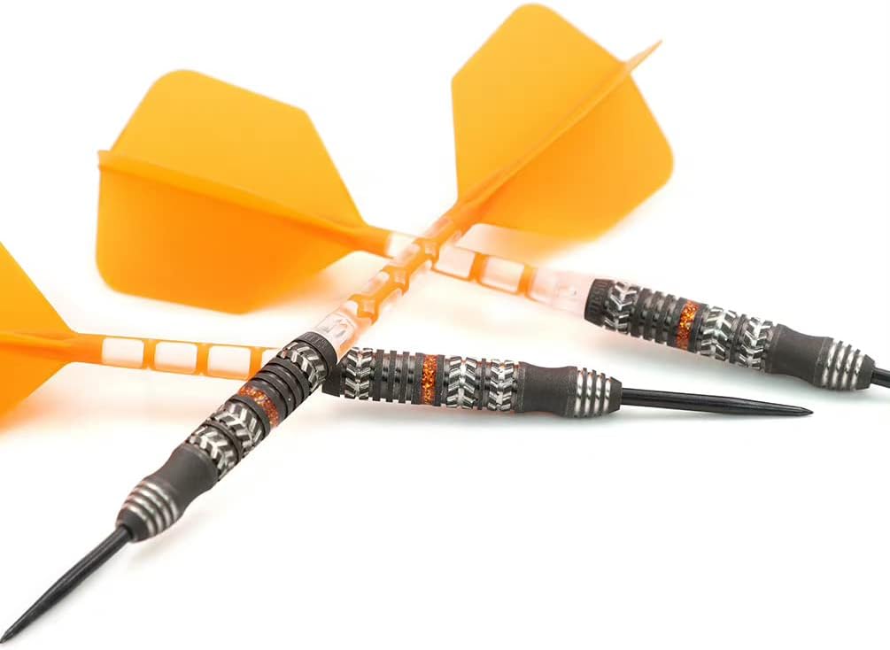 CUESOUL Motorcycle Steel Tip 90% Tungsten Dart Set mit Öllackierung und vereinheitlichendem ROST T19